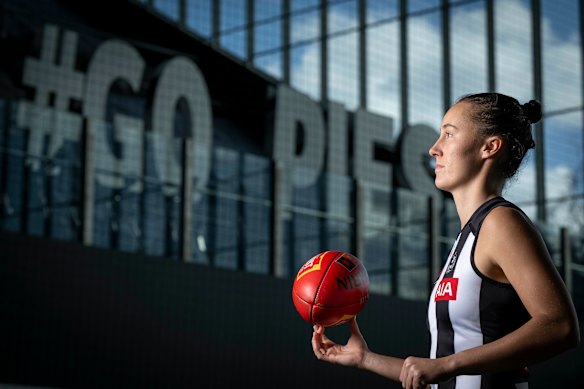 Jordyn Allen est vice-capitaine de Collingwood AFLW pour la saison 2025.