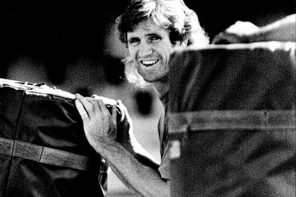 DES HASLER dans ses jours de jeu.