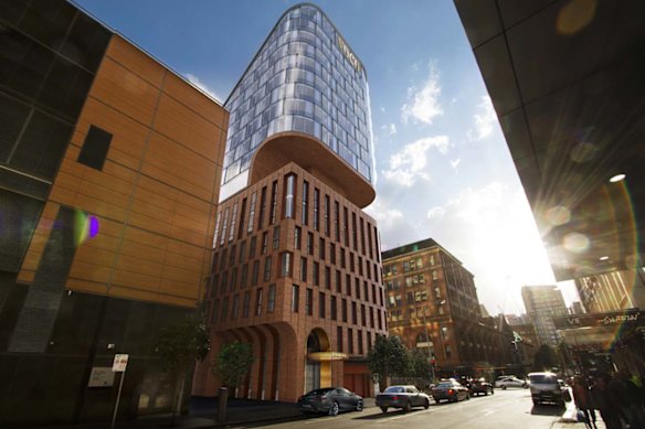 Rendu de 430 Pitt Street, Sydney, NSW.