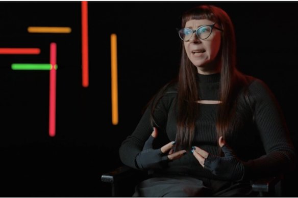 Alexandra Heller-Nicholas dans 1000 femmes en horreur, un documentaire basé sur son livre du même nom.