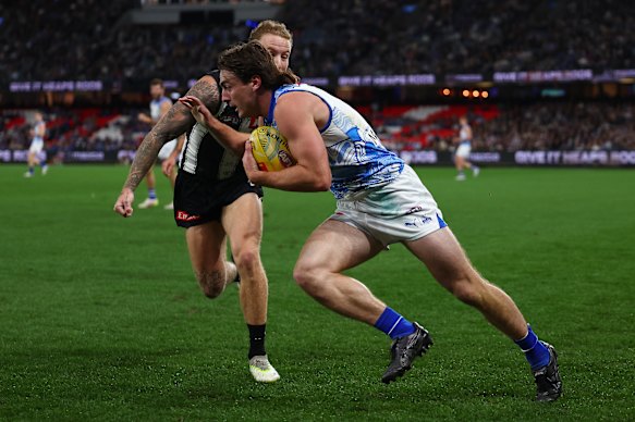 George Wardlaw est l'un des joueurs les plus prometteurs de North Melbourne.