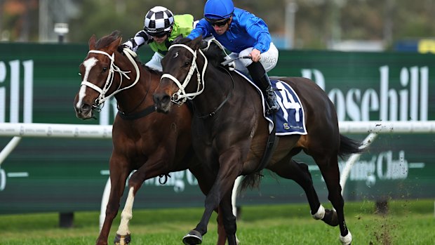 James McDonald monte à la victoire samedi.