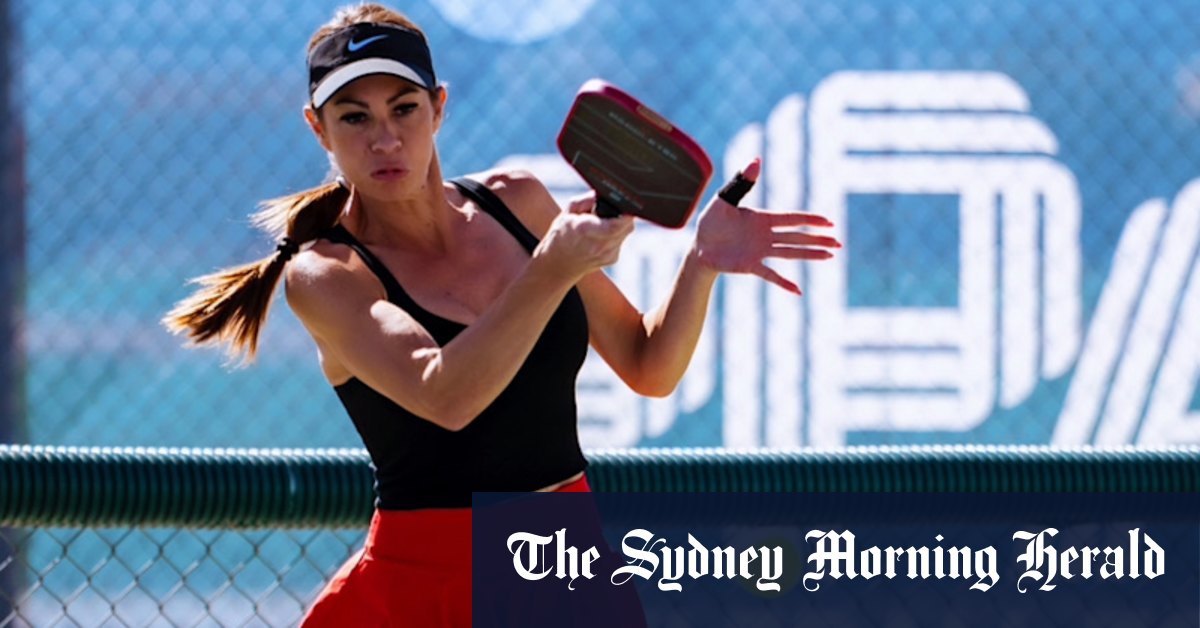 L'ancien tennis Pro trouve le succès en tant qu'Australien australien sur la tournée professionnelle de l'Association professionnelle de la contre-pickleball