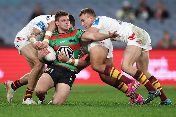 Lachlan Hubner est une action pour South Sydney.