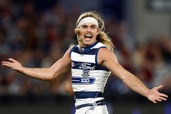Bailey Smith a prospéré lors de sa première saison à Geelong.