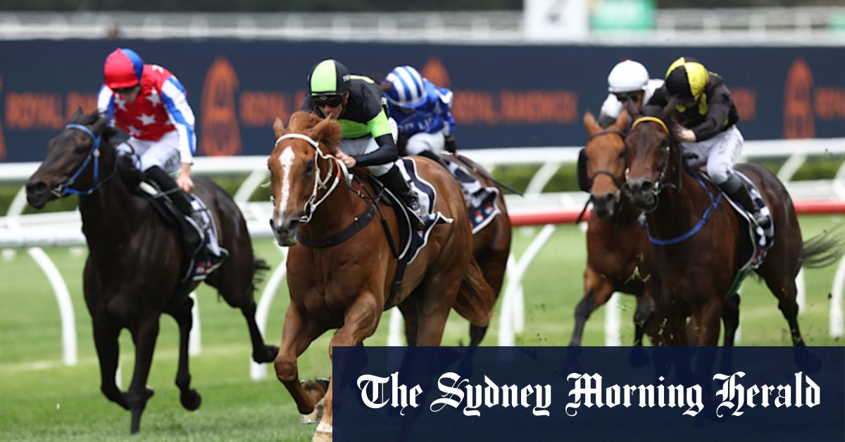 Parker Eyes Goulburn Cup avec bandit volant avant la grande danse inclinable