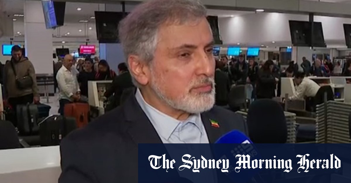 L'ambassadeur iranien organise une conférence de presse dramatique avant de quitter l'Australie