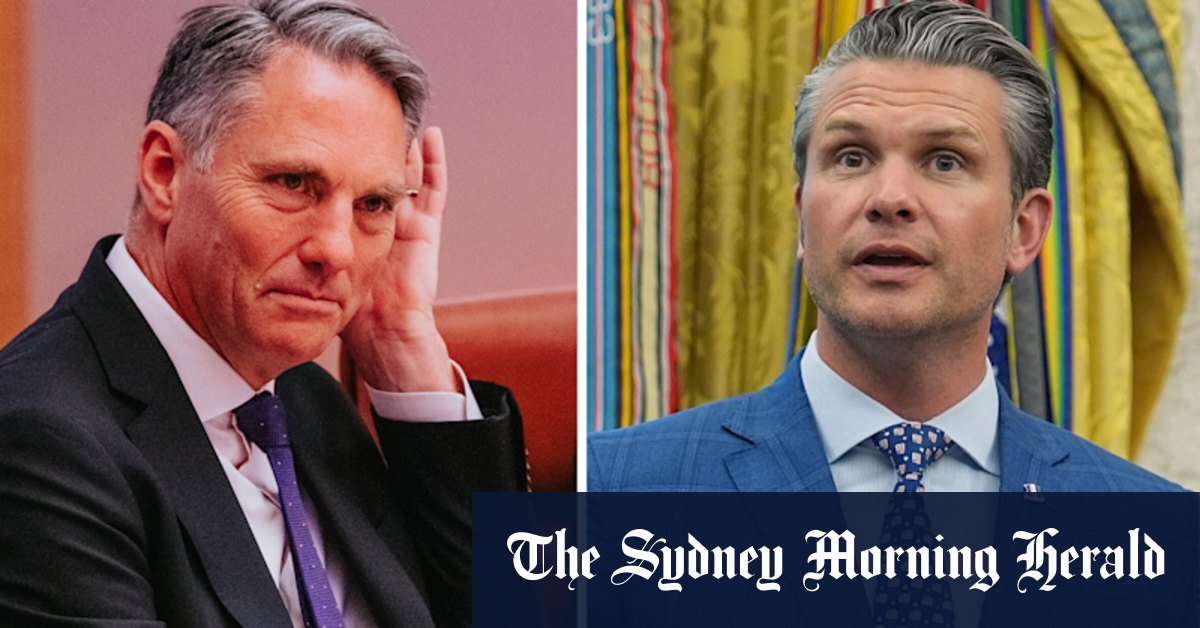Richard Marles, Pete Hegseth Rencontre: Washington corrige le Pentagone Sight