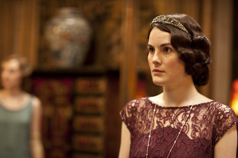 Dockery, comme Lady Mary, dans un premier épisode de Downton Abbey.