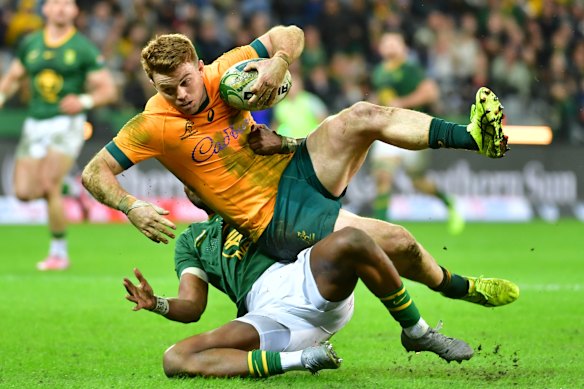 Le meilleur football d'Andrew Kellaway pour les Wallabies est venu dans le maillot n ° 14.
