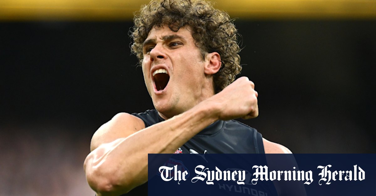 L'entraîneur de Carlton Michael Voss dit que Blues ne considérera pas les offres commerciales pour Charlie Curnow