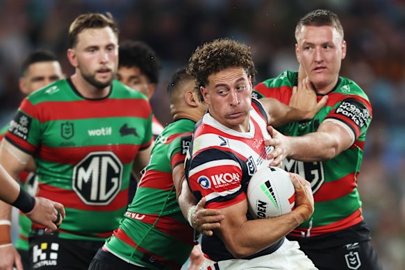 Mark Nawaqanitawase a marqué lors de ses débuts dans la LNR en jouant contre Souths l'année dernière.