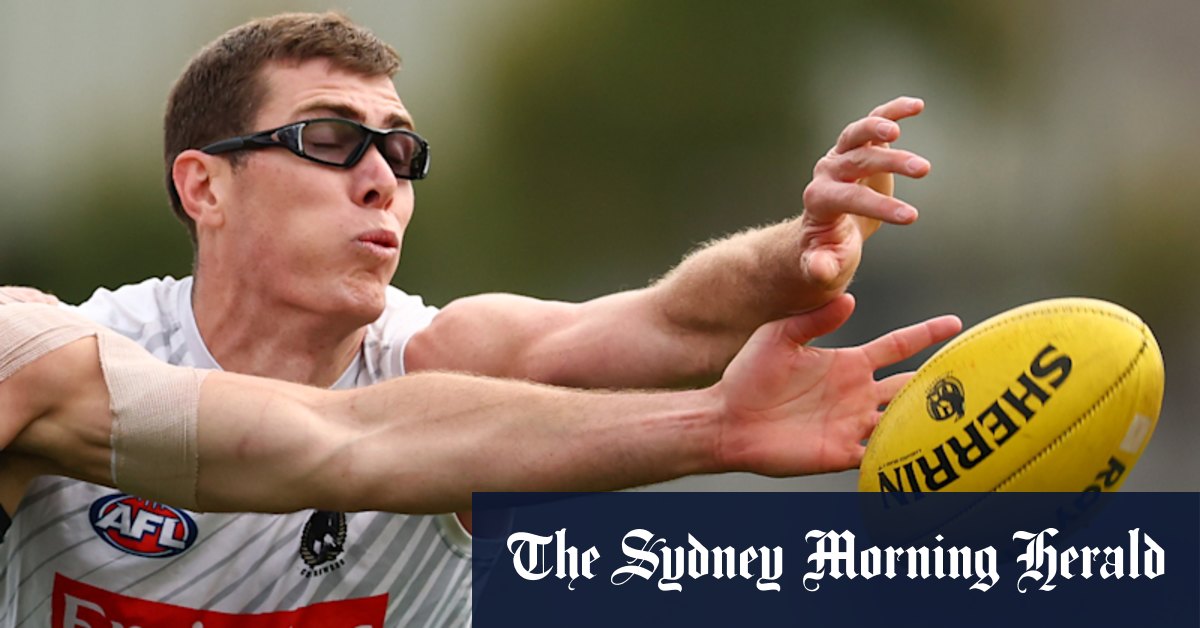 Adelaide Crows HOST COLLINGWOOD MAGPIES AT ADELAIDE OVAL avec Mason Cox inclus par Craig McRae