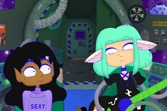 Lesbienne Space Princess est une première australienne: une animation de long métrage bizarre et culturellement diversifiée par un public de la génération Z.