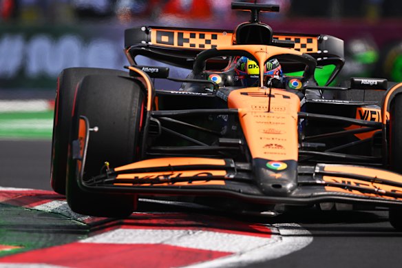 Oscar Piastri au Grand Prix mexicain 2024.