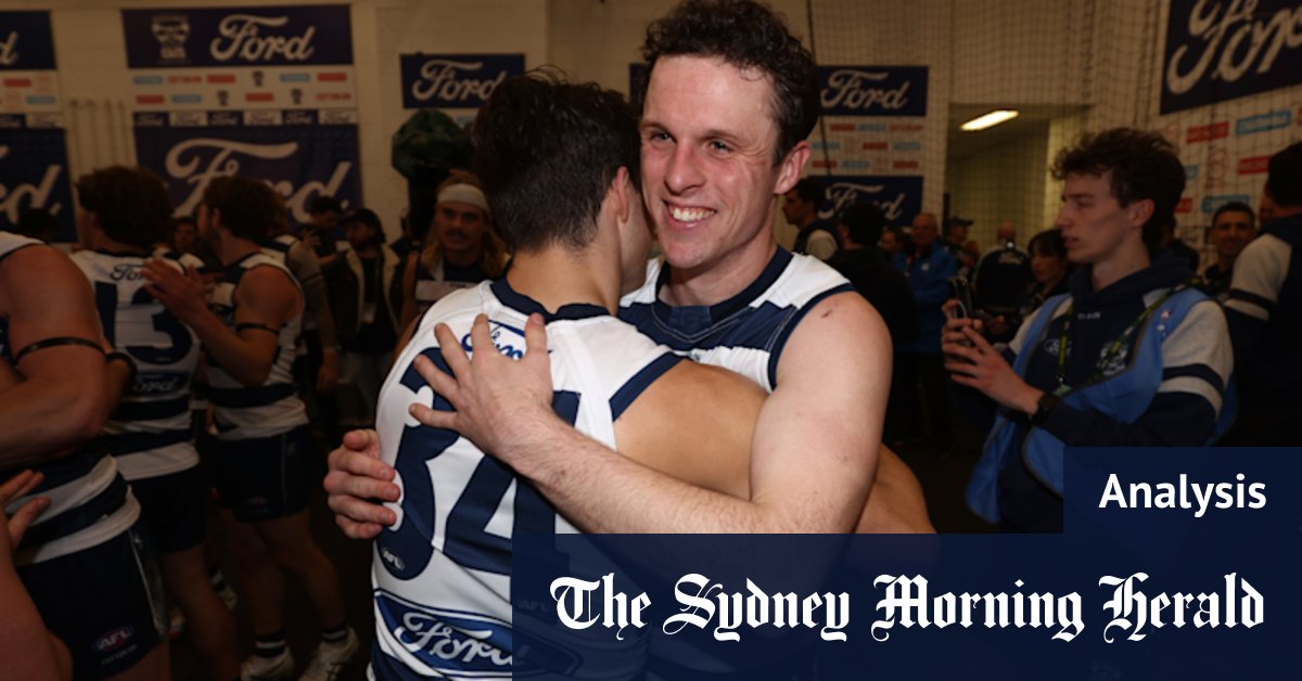 Holmes et arrosé? Geelong gagne la pole position sur la grille des finales
