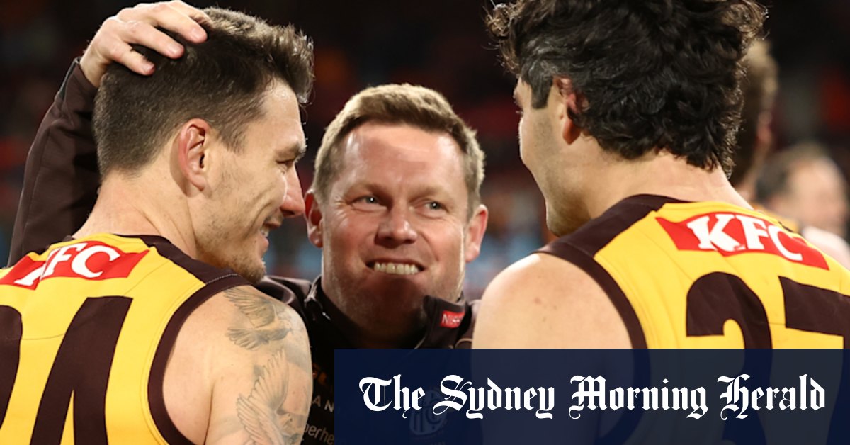 Pourquoi la star de la Premiership, Tom Barrass, dit que Hawthorn Hawks peut voler en septembre alors qu'ils se préparent à affronter Adelaide Crows à Adelaide Oval