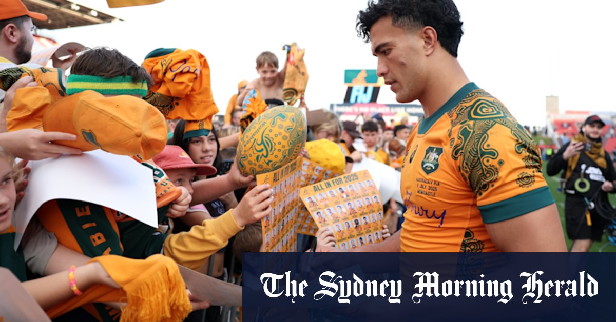 Wallabies gagnant des coeurs et des esprits du public australien avec des actes et une attitude