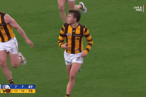 Jack Ginnivan sort une célébration de but effronté.