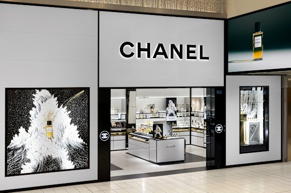 Chanel à l'aéroport national de Sydney.