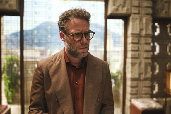 Seth Rogen joue un boss de studio hors de sa profondeur en studio.