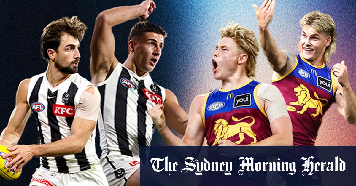 Brisbane Lions Brothers Will et Levi Ashcroft se préparent à affronter les stars de Collingwood Magpies Nick et Josh Daicos