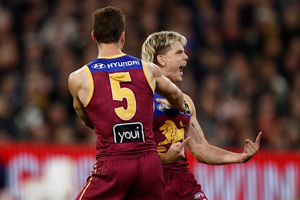 Josh Dunkley et Will Ashcroft étaient des chiffres clés pour les Lions.