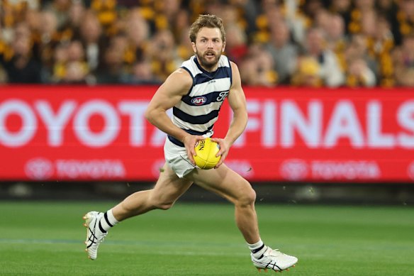 Tom Atkins est l'un des joueurs les plus altruistes et les plus féroces de l'AFL.