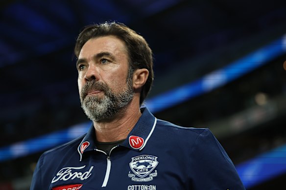 Entraîneur de Premiership Chris Scott.