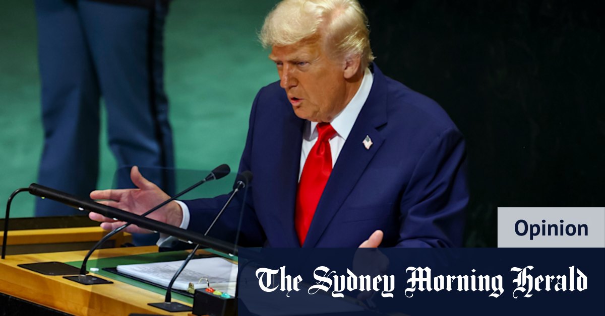 Pourquoi l'Australie a raison de repousser la broche géante de l'ONU de Donald Trump