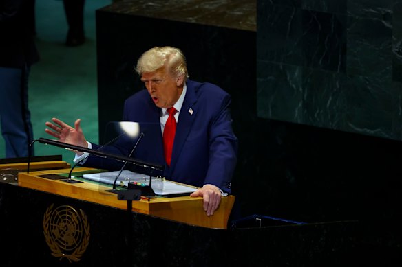Donald Trump a passé une grande partie de son adresse générale à réprimander les membres de l'ONU pour leur échec de contrôler la migration.