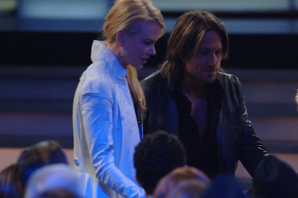 Nicole Kidman et Keith Urban lors des 48e prix annuels Grammy. 