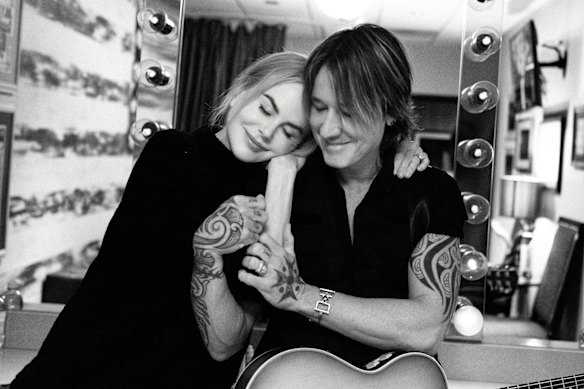 Nicole Kidman et Keith Urban dans un poste d'anniversaire de son Instagram. 