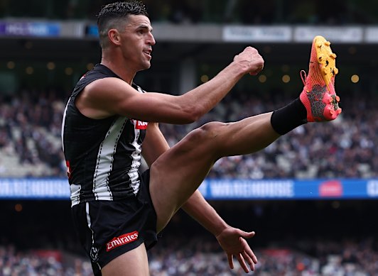 Scott Pendlebury est l'une des nombreuses constantes de l'équipe senior de Collingwood.
