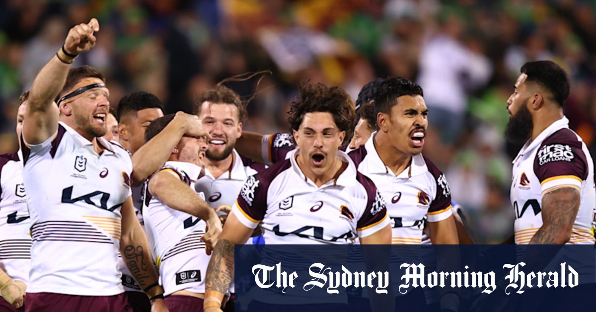 La finale préliminaire de Brisbane Broncos contre Penrith ou Canterbury se déroule pour le Sunday Timeslot