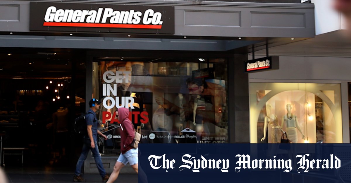 Le pantalon général ferme les magasins alors qu'il combat les loyers élevés, les ordres de liquidation