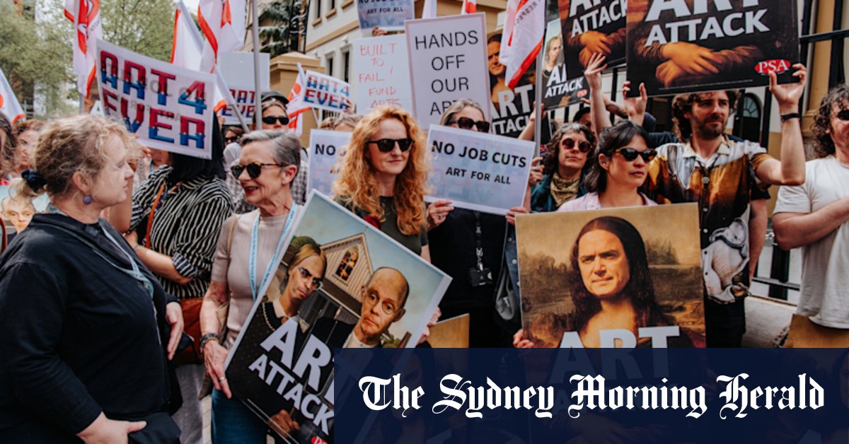 Les emplois AGNSW devraient être haches malgré les manifestations du personnel