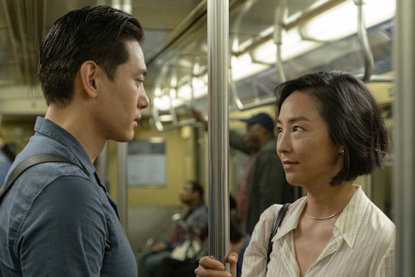 Greta Lee et Teo Yoo dans les vies passées.
