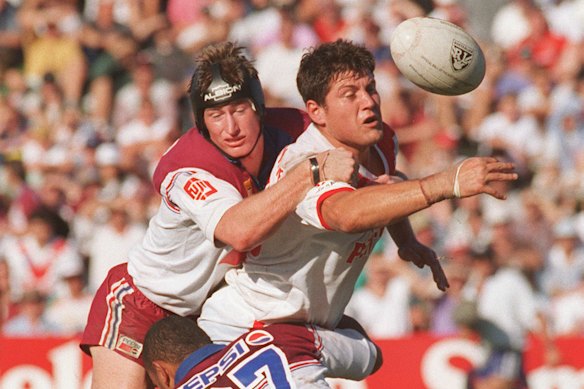 Jason Stevens à ses jours avec St George.