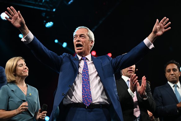 Le parti de réforme anti-immigrant de Nigel Farage a atteint le sommet des urnes ces derniers mois.