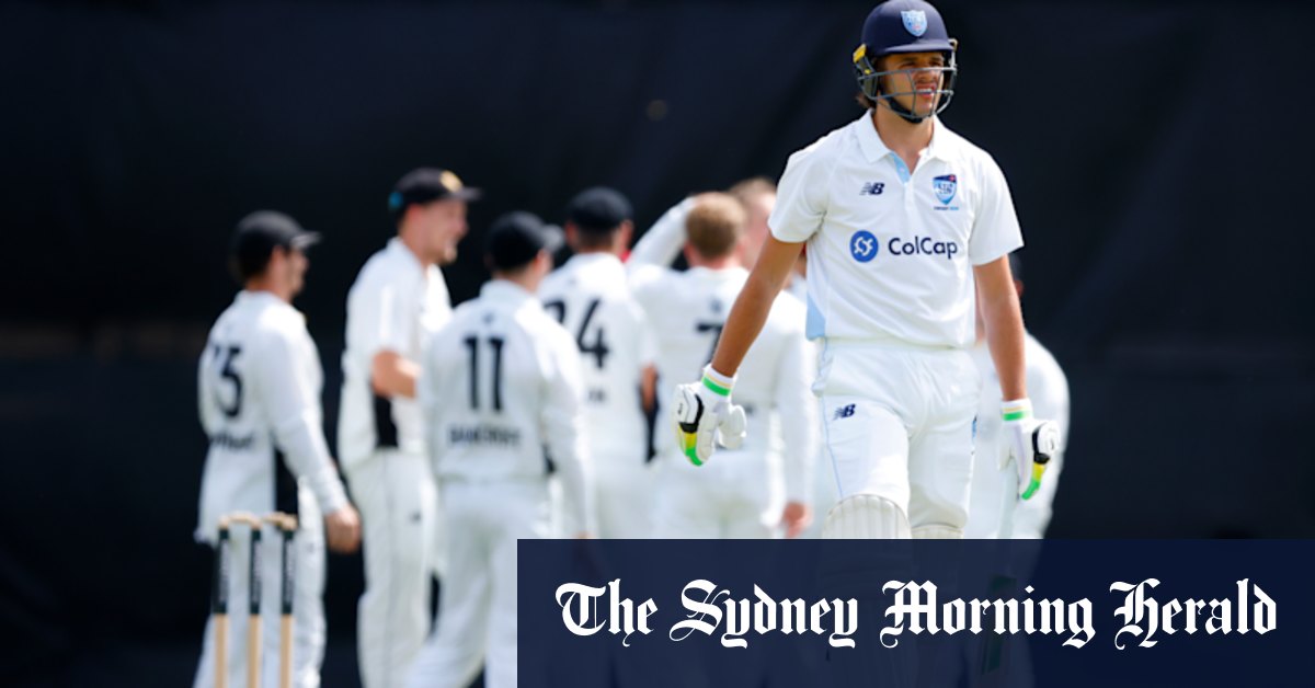 Sam Konstas pour quatre en ouvrant Sheffield Shield 2025-26 pour la Nouvelle-Galles du Sud contre l'Australie-Occidentale; Nathan McSweeney fait un canard