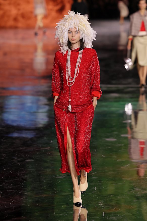 Chanel au 2026 Paris Fashion Week.