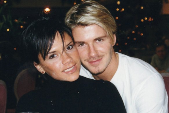 Victoria et David Beckham au début de leur relation. Le couple est marié depuis 26 ans.
