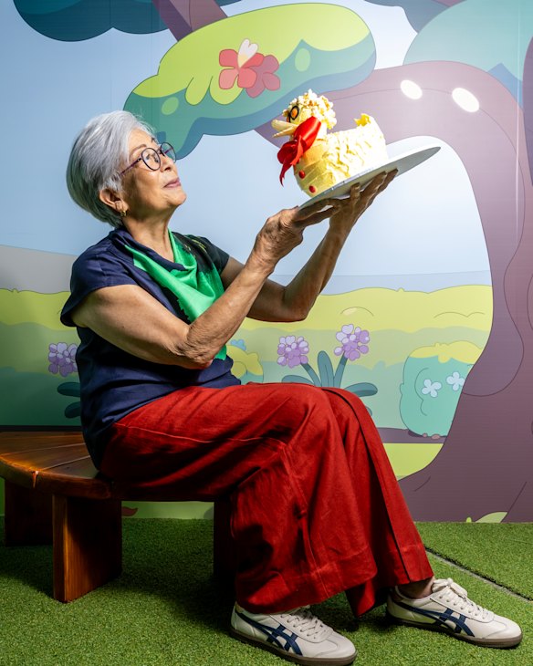 Agnes Lee a dû sauver le canard abandonné pour obtenir la photo finale.