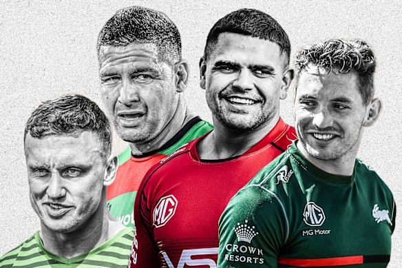 Lapins aux gros sous : Jack Wighton, Cody Walker, Latrell Mitchell et Cameron Murray ont tous raté trop de temps de jeu en 2025.
