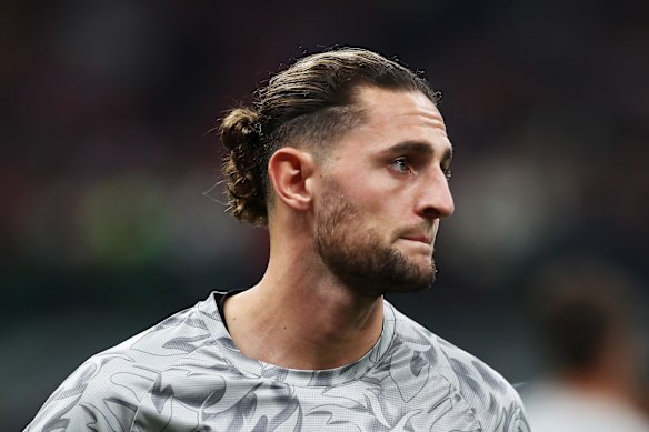 Adrien Rabiot de l'AC Milan.