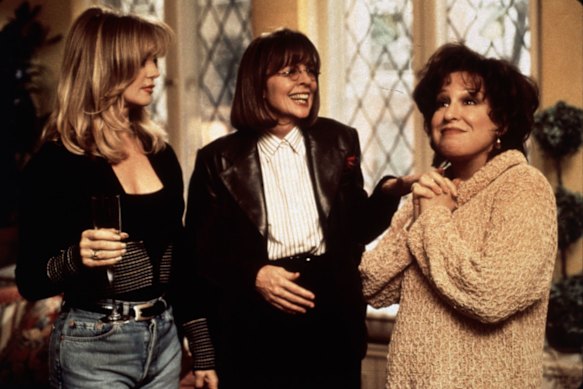 Goldie Hawn, Diane Keaton et Bette Midler dans The First Wives Club.