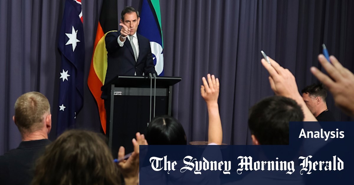 Juste un « ajustement » ? Chalmers tente de dissimuler le virage embarrassant du super plan avec un top spin