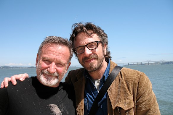 Robin Williams et Marc Maron photographiés en 2010.
