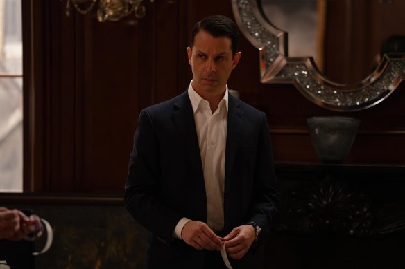 Jeremy Strong dans le rôle de Kendall Roy dans Succession.